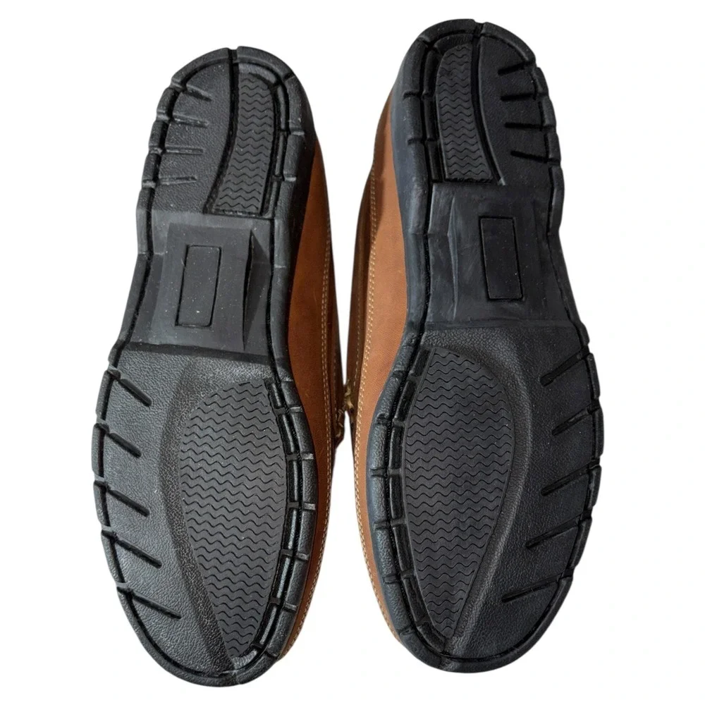 French Shriner Garth Leather‎ Slip On loafers sz 9 NWOT